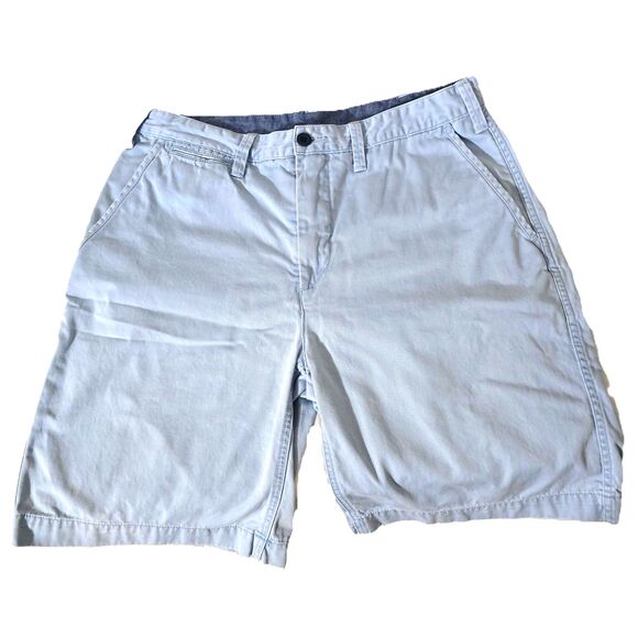 POLO Ralph Lauren relaxed fit 9" inseam 100% cotton shorts light blue size 32 - Picture 1 of 8